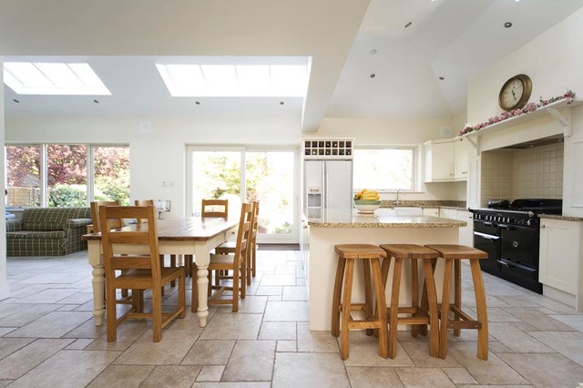 Open Plan Kitchen Diner In Dublin, How To Decorate An Open Plan Kitchen Diner
