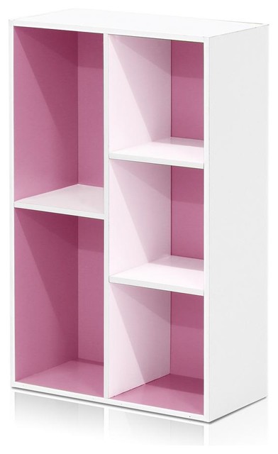 Wood Pink FURINNO Bookcases one size