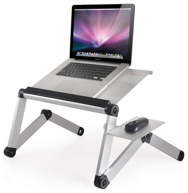 Workez Adjustable Height, Ergonomic Aluminum Laptop Cooling Stand