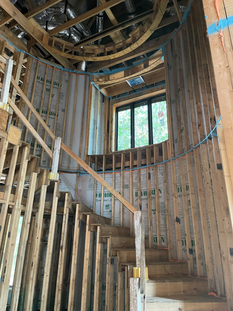 Inspiration for a transitional entryway remodel in Houston