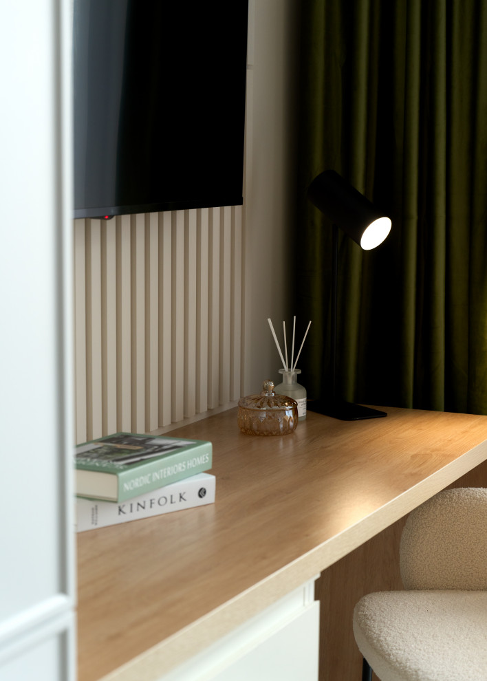 Квартира — студия по дизайн проекту Екатерины Тагировоq