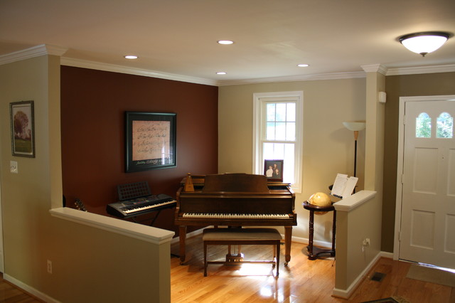 Split-level make-over eclectic-entry
