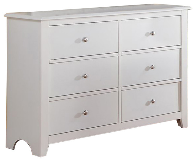 Wooden 6 Drawers Dresser - Transitional - Dressers - by Simple Relax ...