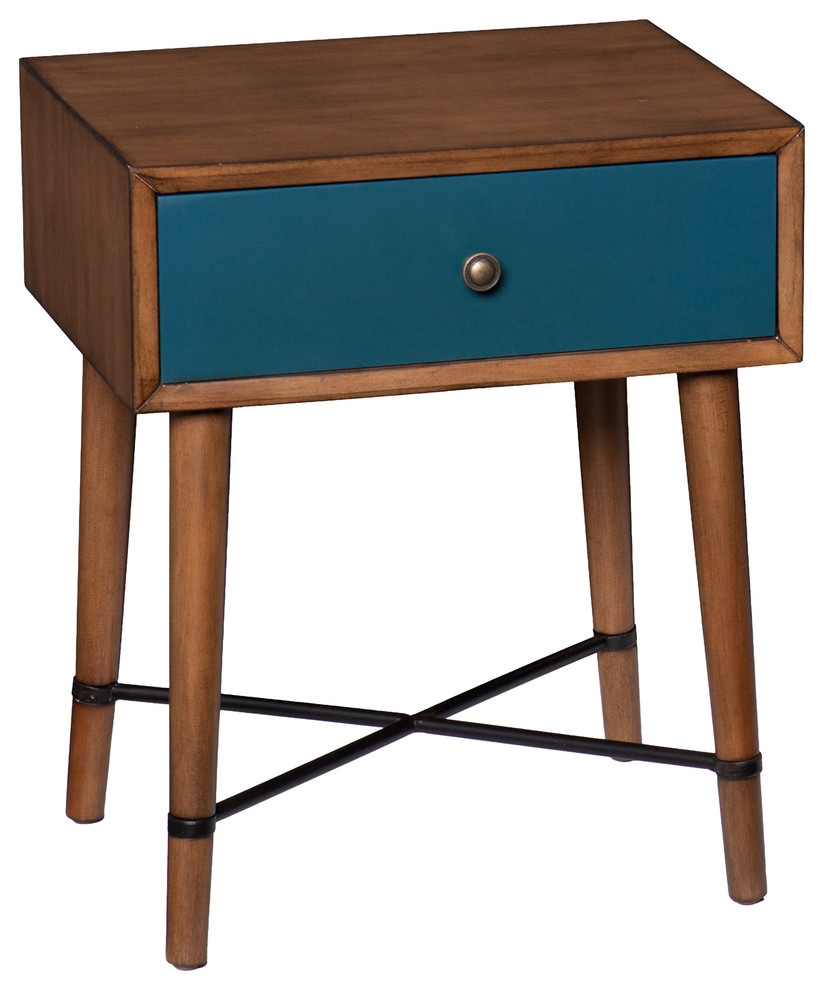 Glasgow Accent Table, Blue