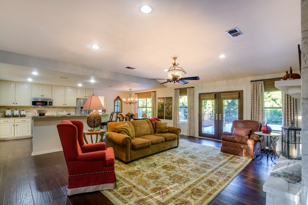 Home design - transitional home design idea in Austin