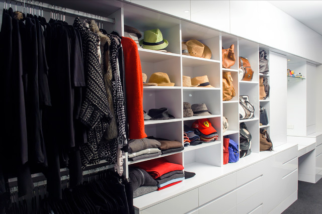 Hat Storage Contemporary Wardrobe Sydney By Clever Closet