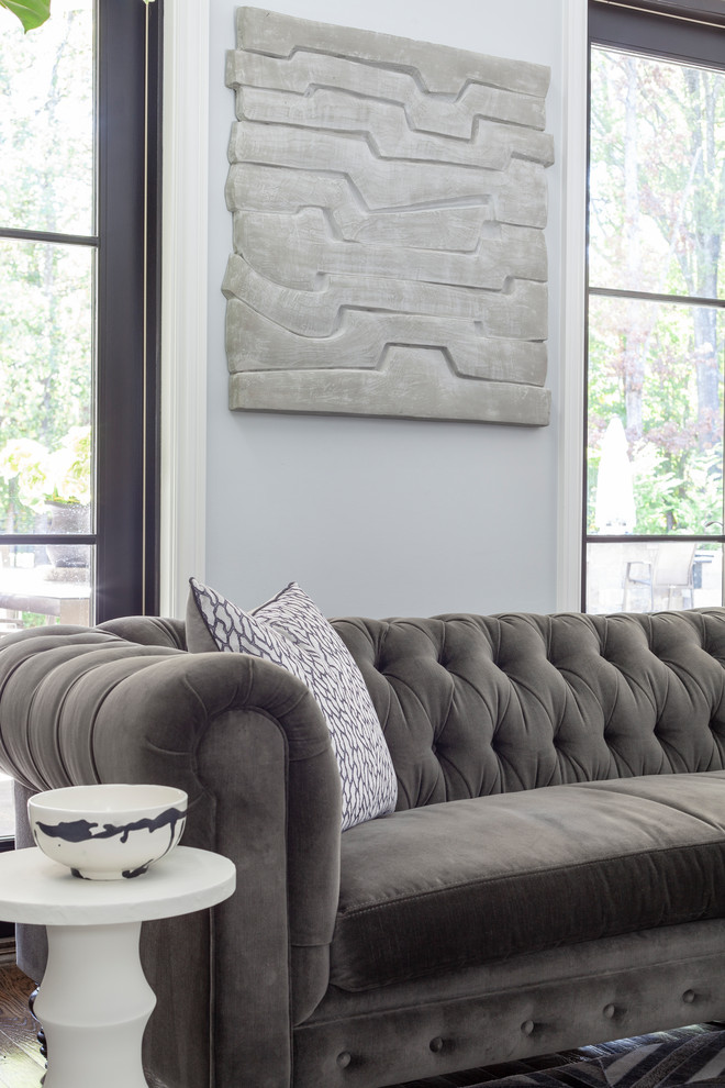 Inspiration for a transitional home design remodel in Charlotte