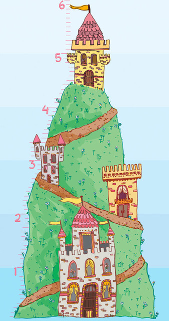 Castle - Growth Chart Wall Mural