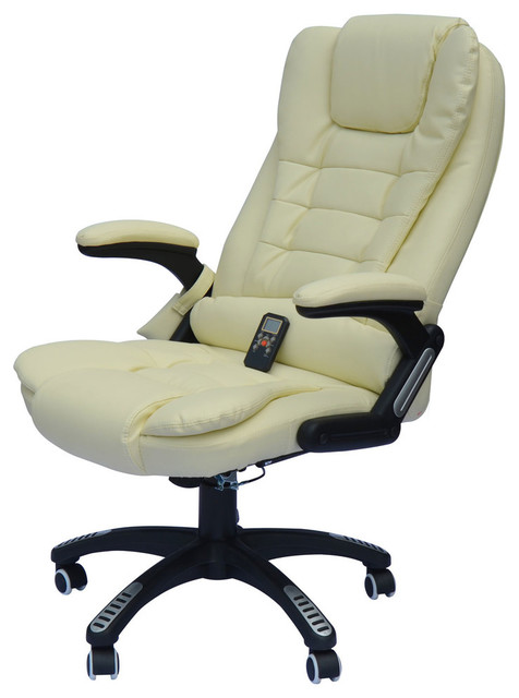 Homcom Executive Ergonomic Heated Vibrating Massaging Office Chair