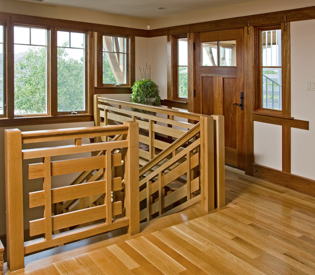 LBI Residence estilo-craftsman-escalera