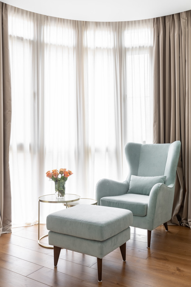 Спальня. Панорамные окна.