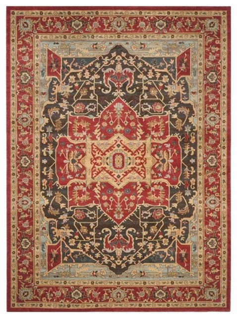 Safavieh Mahal Red Traditional Rug - 8' x 11', 8' x 11' - Mediterranean ...
