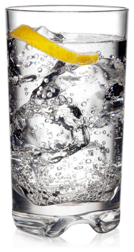 BarLuxe Hudson Collection 13.5 Ounce Tritan Rocks Glass, Set of 6