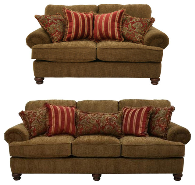Jackson Furniture Belmont Living Room Set Umber
