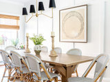 Transitional Dining Room by Smith and Ryan