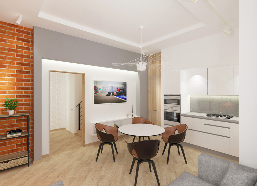 Проект двухуровневой квартиры для молодой семьи