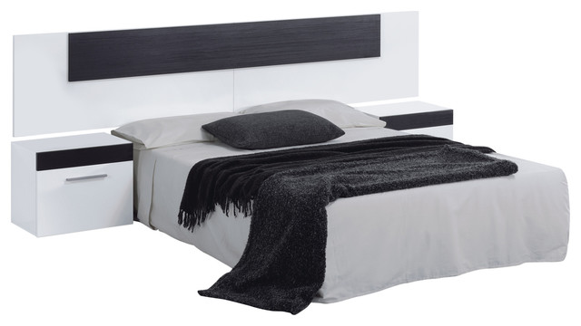 Tempus Headboard With 2 Bedside Tables 250 Cm Contemporary Tempus Headboard With 2 Bedside Tables 250 Cm Contemporary Headboards By Fores