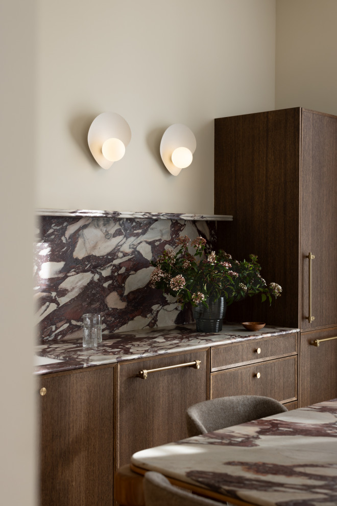 Small Viola Kitchen CALACATTA VIOLA - Modern - Kitchen - San Francisco - by PIETRA FINA ...