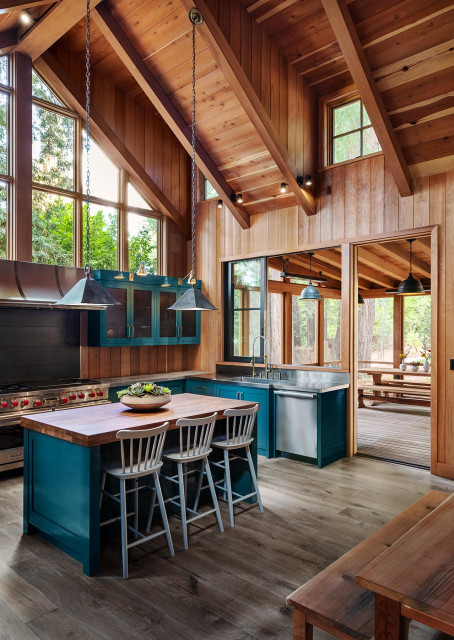 Ross House rustico-cocina
