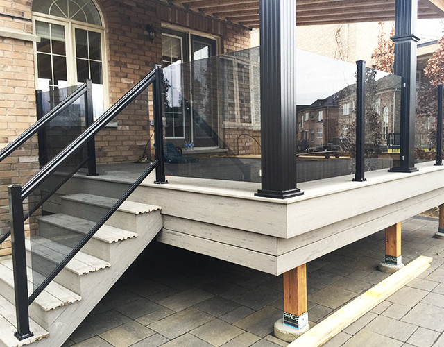 Topless Glass Railings Toronto by CPL Aluminum Railings & Glass