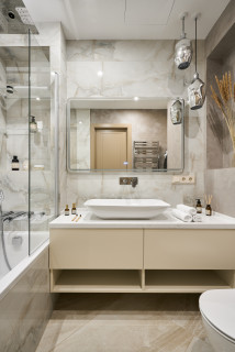 красивый дизайн ванной комнаты