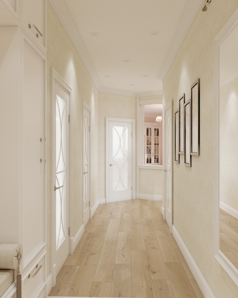 Современная классика в пастельных тонах. ЖК Рассказово, 100 кв.м.