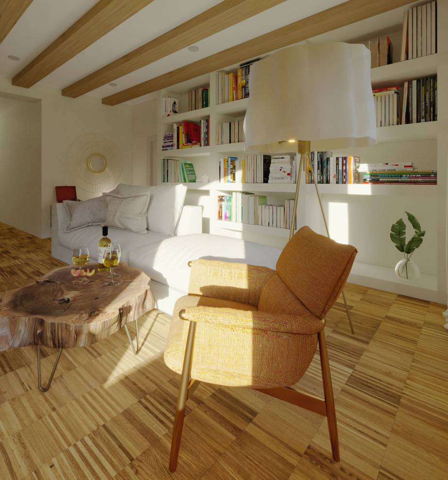 Проект квартиры с "загородным мотивом"