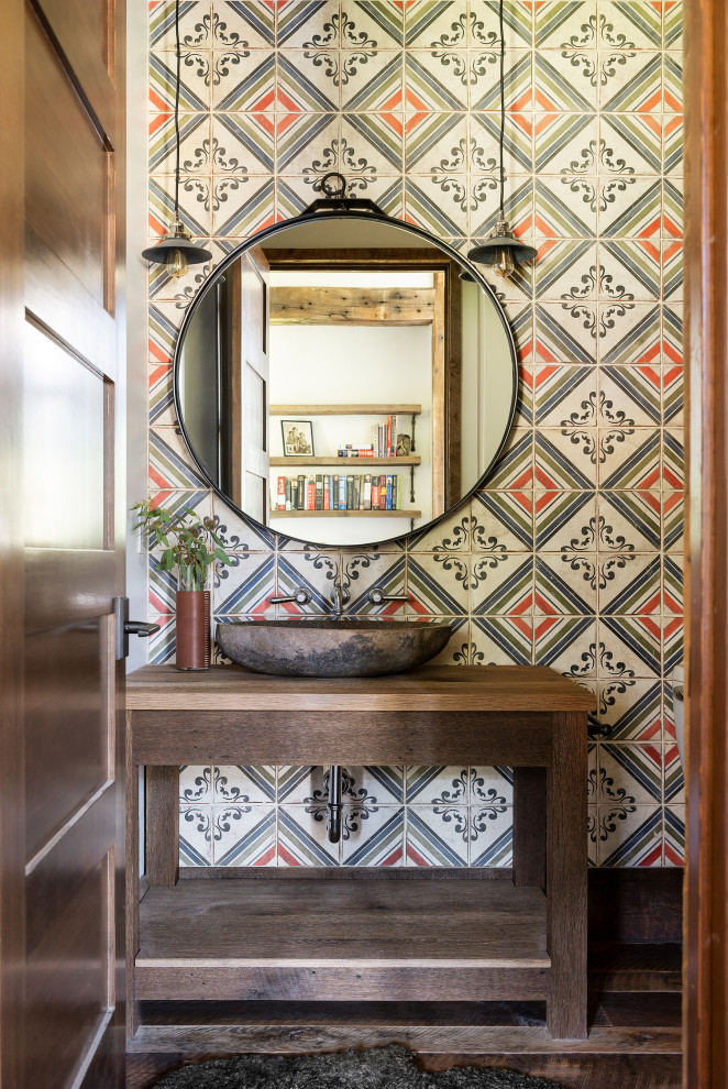 Rock Creek Cabin - Rustic - Powder Room - Other - by Abby Hetherington ...