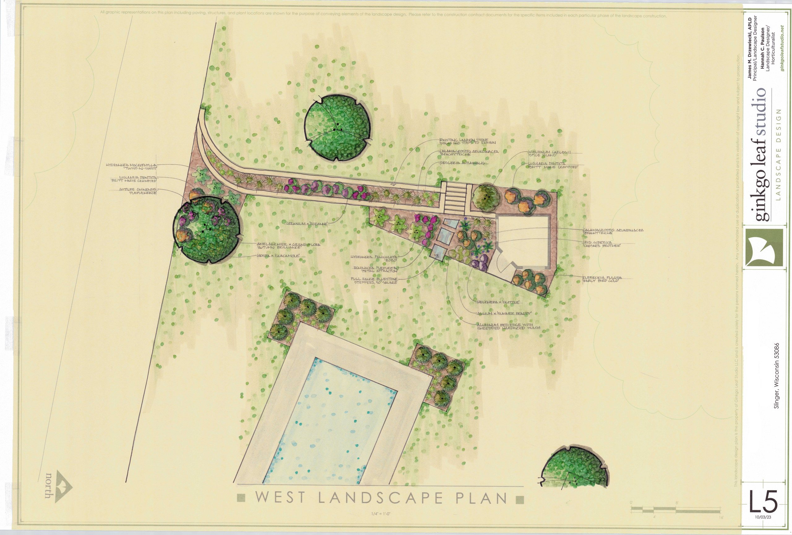 Mid-Century Modern Landscape Renovation - Slinger, WI