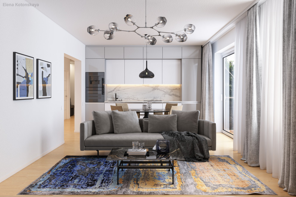 Modernes Wohnzimmer in Dresden