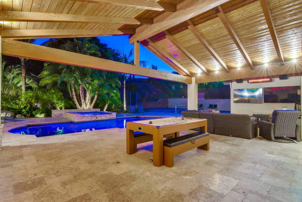 San Diego_Back Yard Shade Structure / Oasis  (Pool/Spa by The Pool Kings)