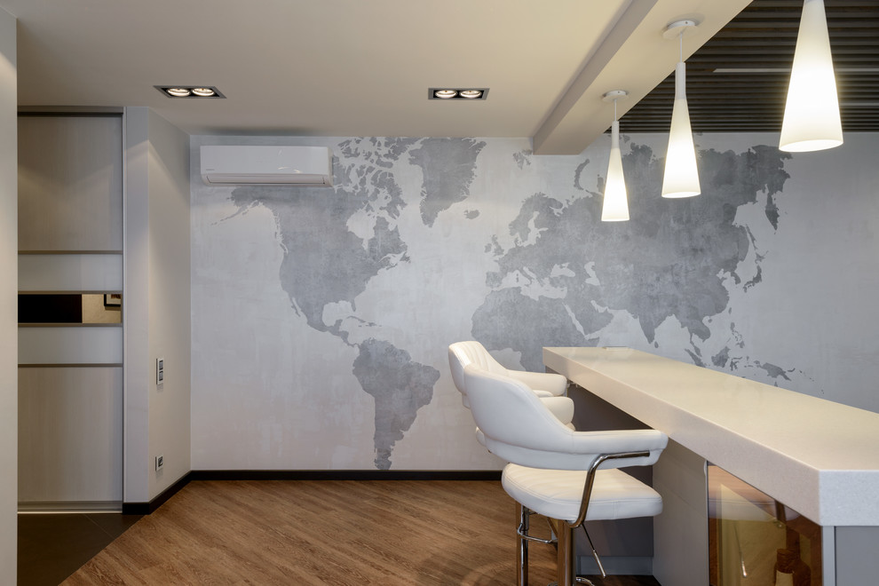 Трехкомнатная квартира-студия в современном стиле