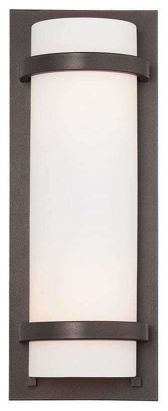 2-Light Wall Sconce, Smoked Iron With Etched White Glass Glass