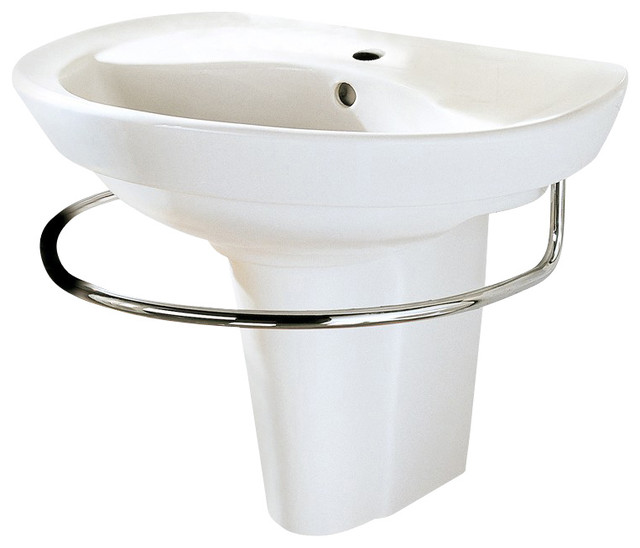 Ravenna Vitreous China Wall-Mount Bathroom Sink with ...