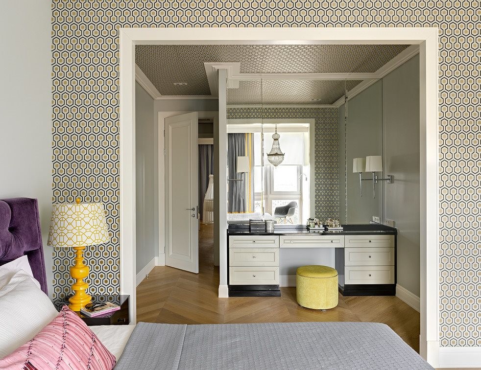 Современный интерьер с элементами ретро