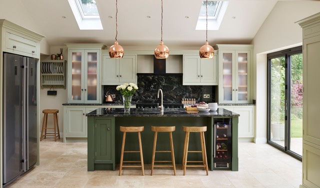 Kitchen Case Study: Davonport - Vision in Green nyklassisk-koek