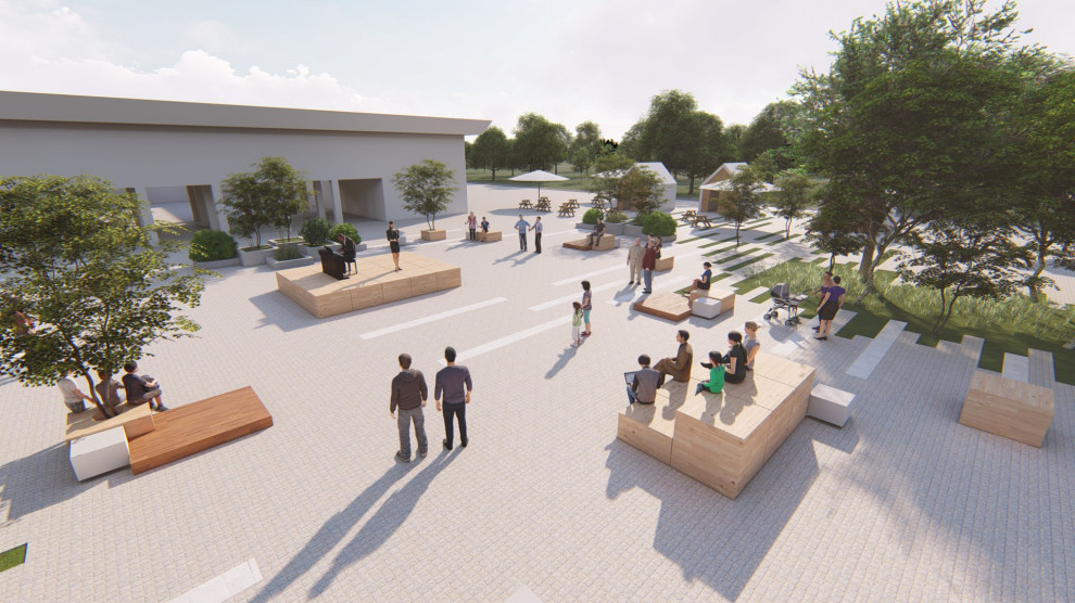 Концепт общественного пространства перед ДК