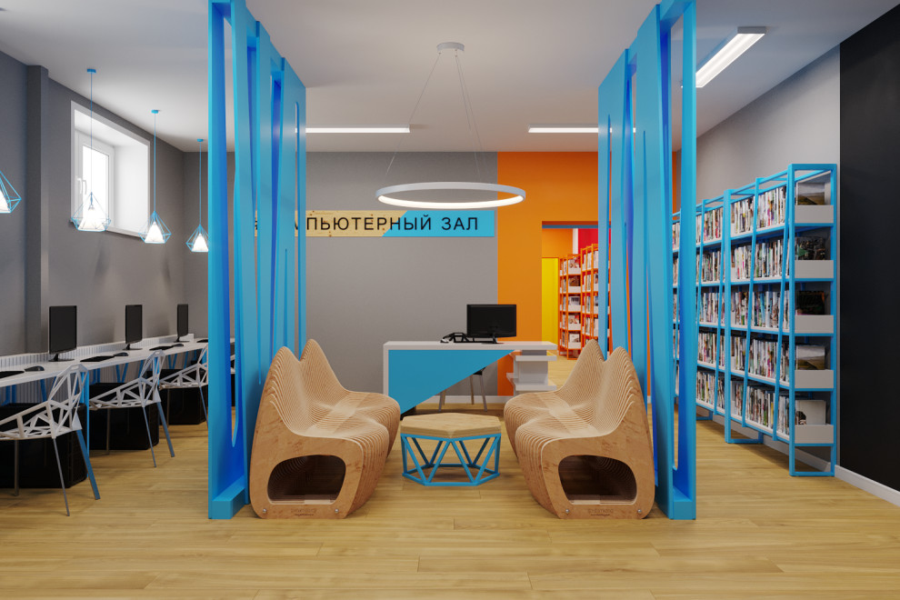 Дизайн-проект Модельной библиотеки в г.Улан-Удэ (Республика Бурятия)