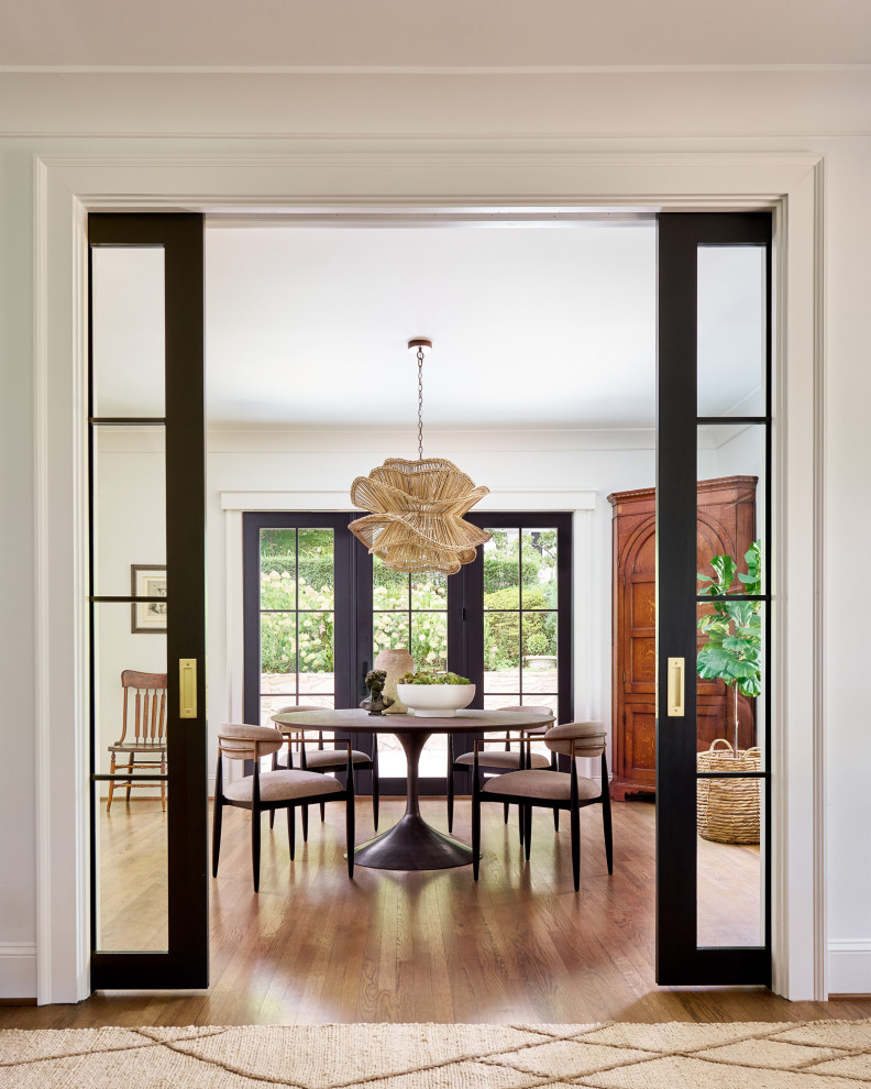 Dining room - transitional dining room idea