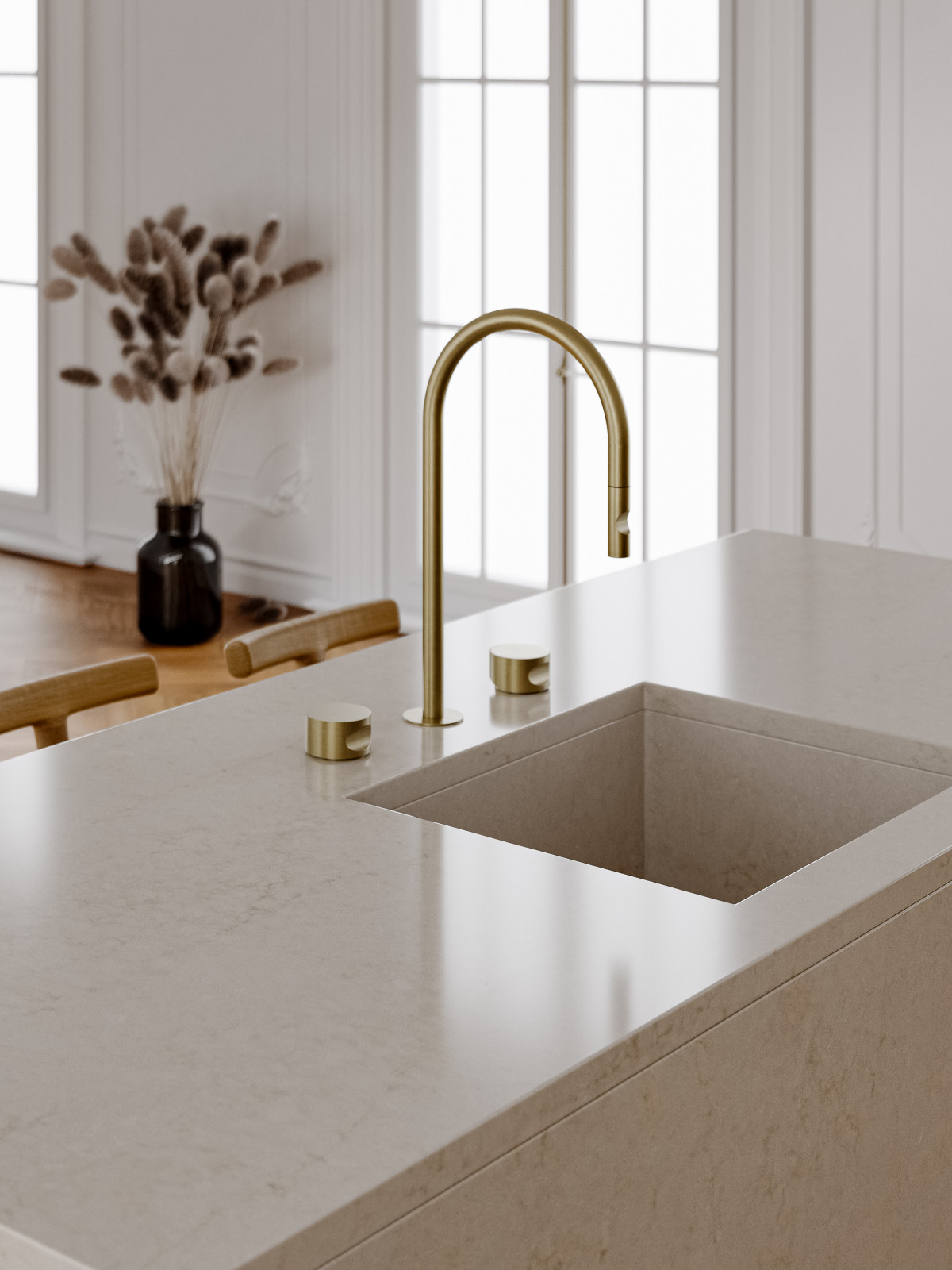 Кварцит Taj Mahal Gold от Technistone