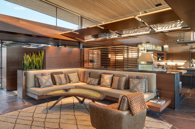 Saguaro Ridge contemporary-living-room
