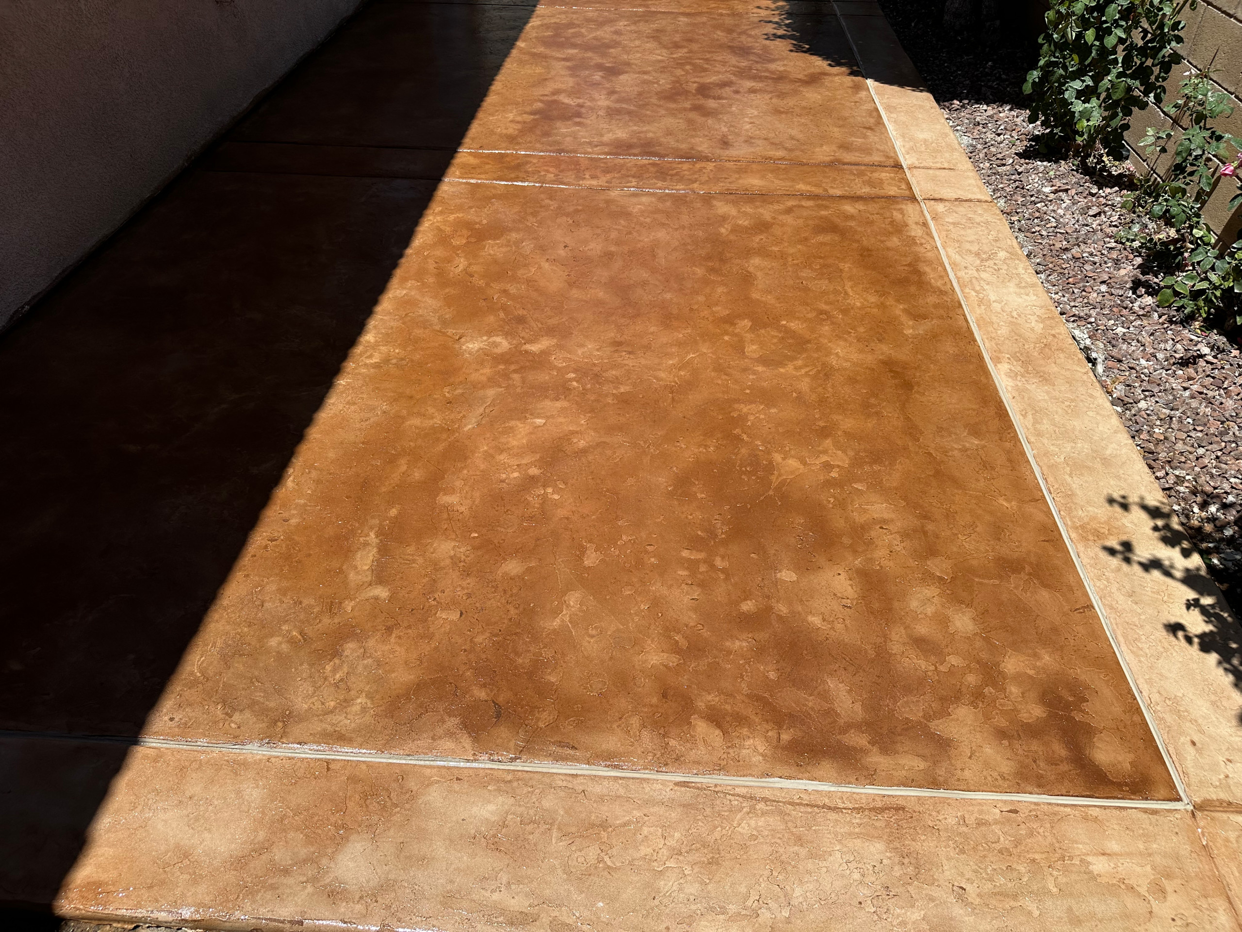 Underwood Concrete Overlay Patio