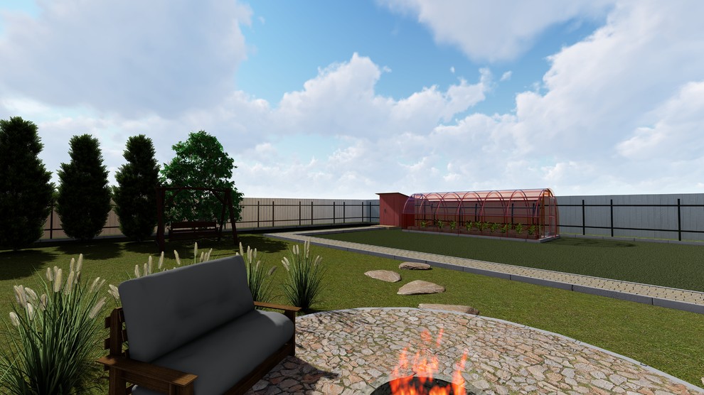 Ландшафтный дизайн-проект участка 15 соток