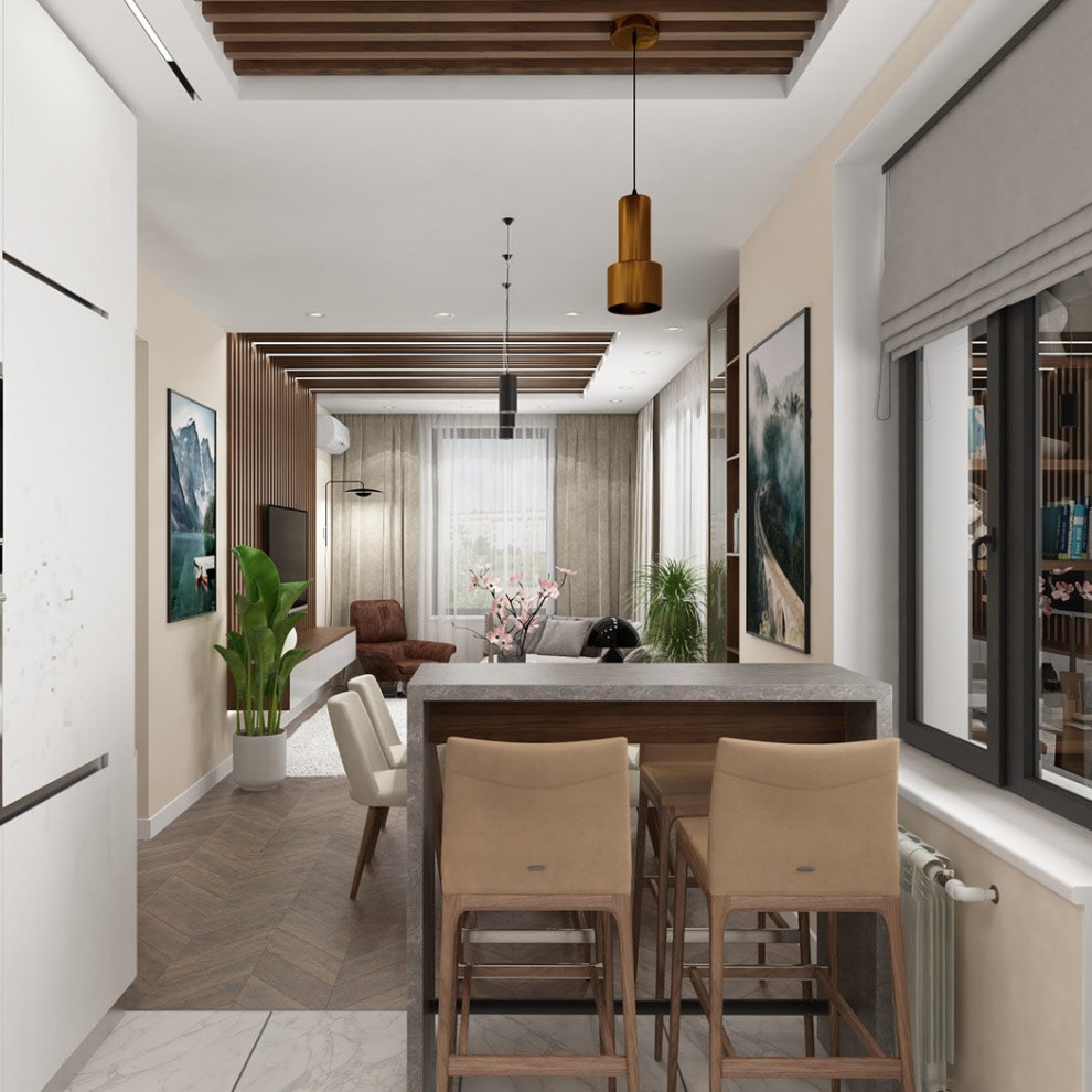 Квартира ЖК Достояние 100 м2 (Современный стиль)