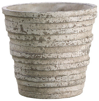 Silk Plants Direct Cement Pot, Pack of 1