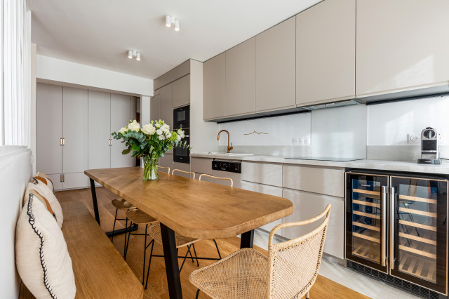 Projet Saint-Mand&eacute; midcentury-kitchen