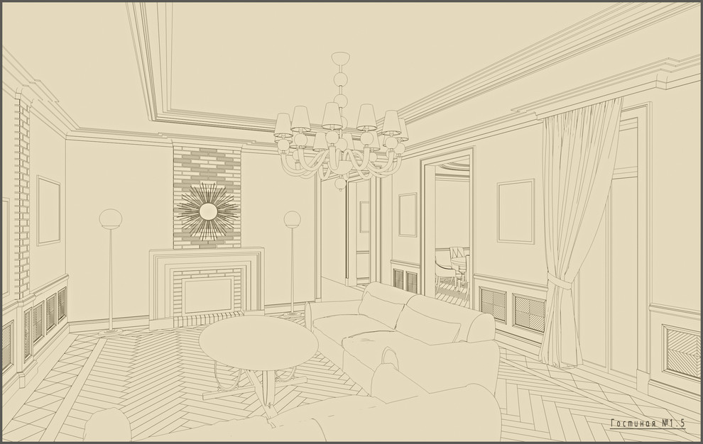 Проект реконструкции частного дома в Подмосковье