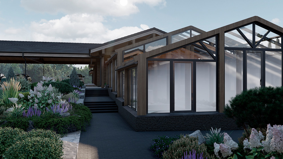 Концепция благоустройства и озеленения территории частного участка в Подмосковье