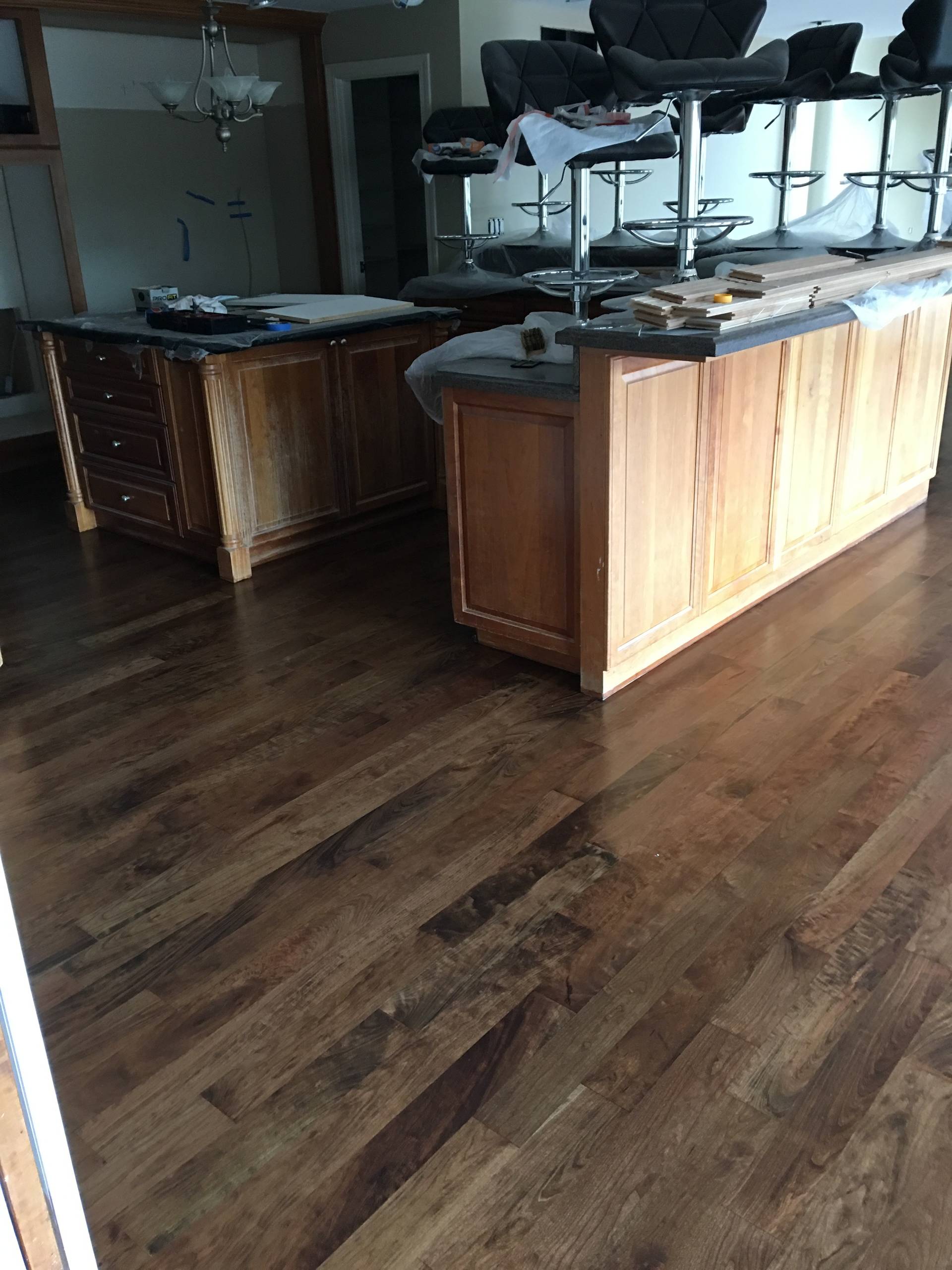 Oxbow Lake Hardwood Flooring and Windows