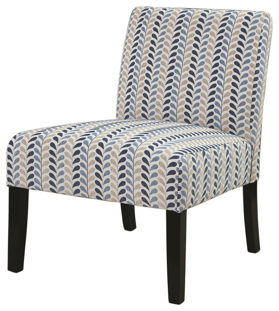 Coaster Armless Accent Chair With Contemporary Furniture Style